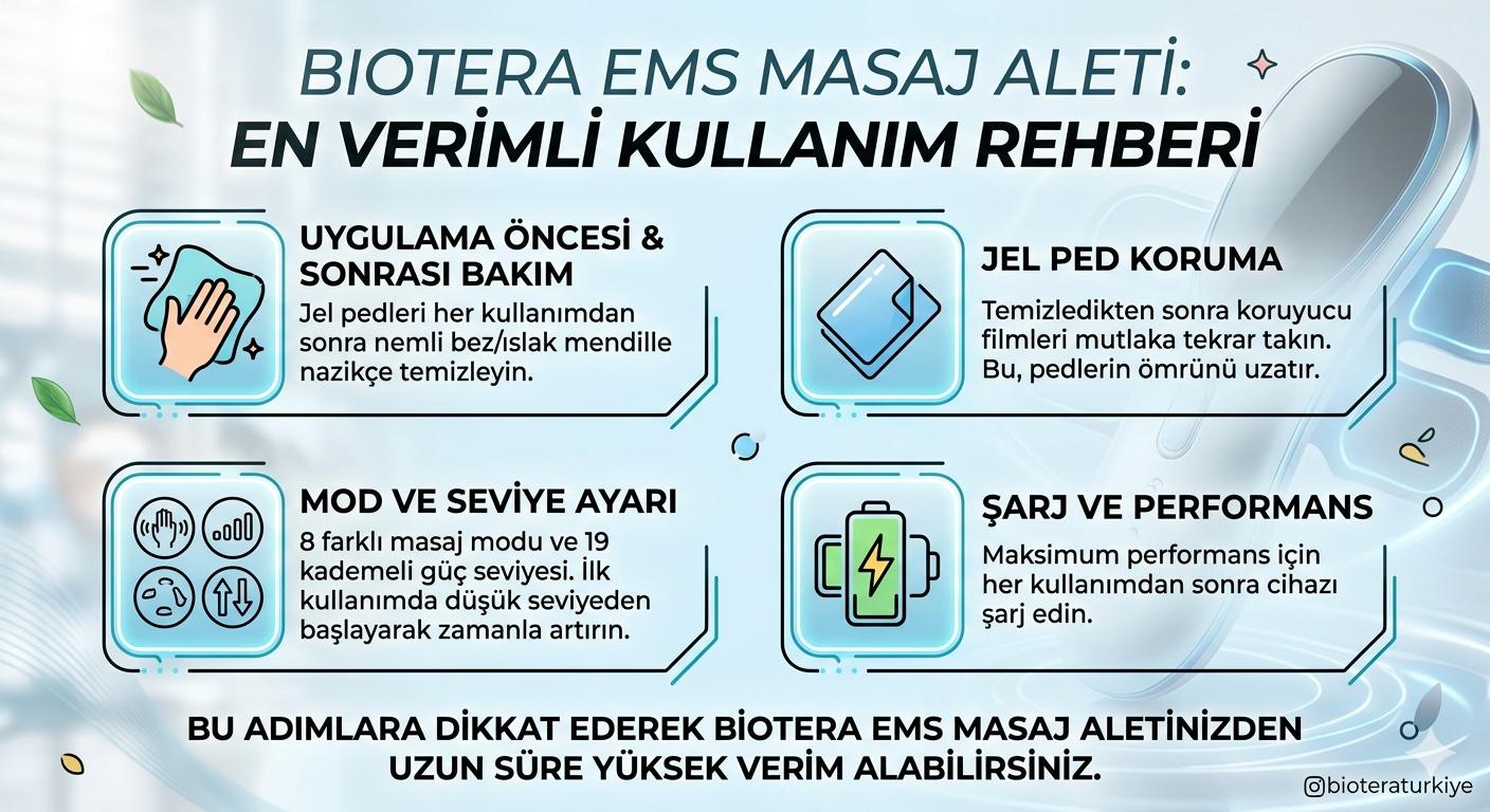 Biotera - Ağrı Giderici EMS Masaj Aleti